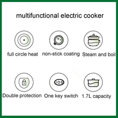 Portable Multifunctional Non-Stick Electric Pot