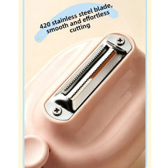 Stainless Steel Kitchen Peeler with Storage Box