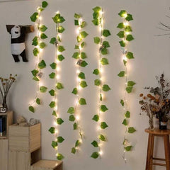 2 Meter Green Artificial Hanging Strips Light For Weddings, Parties and Home Decor