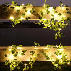 2 Meter Green Artificial Hanging Strips Light For Weddings, Parties and Home Decor