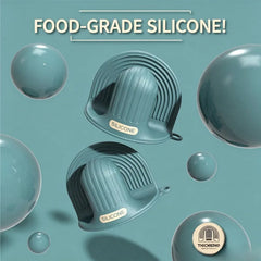 Silicone Heat-Resistant Oven Mitts – Non-Slip Kitchen Gloves