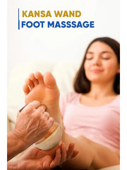 Kansa Wand Ayurveda Foot Massager - Pakistani Skincare Tool - Kansa Wand for Feet & Face Relazation, Wellness & Detox