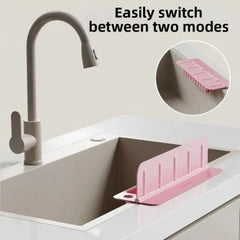 Multi-Purpose Sink Splash Guard & Dish Drying Organizer