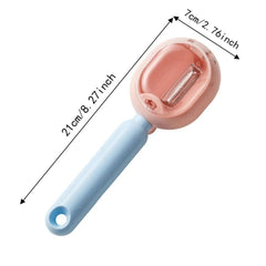 Stainless Steel Kitchen Peeler with Storage Box