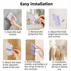 Heavy-Duty Rotatable Adhesive Hooks