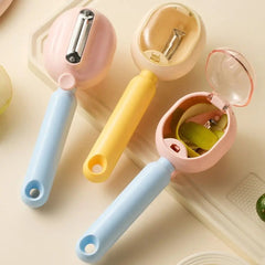 Stainless Steel Kitchen Peeler with Storage Box