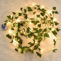 2 Meter Green Artificial Hanging Strips Light For Weddings, Parties and Home Decor